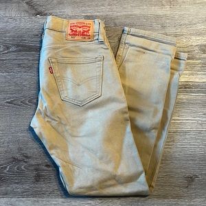 Levi’s 511 khaki jeans 28x30
